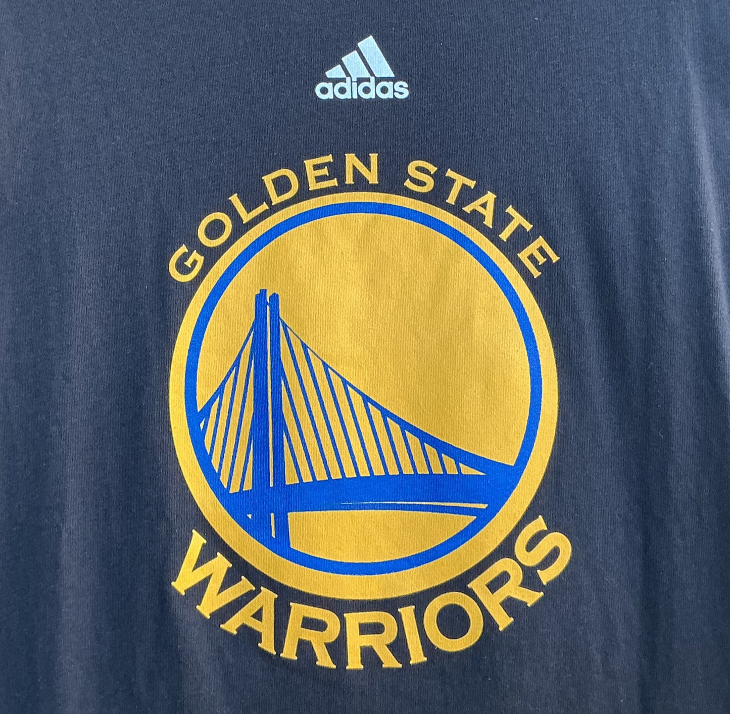 Golden State Warriors NBA Adidas Black Youth T-Shirt
