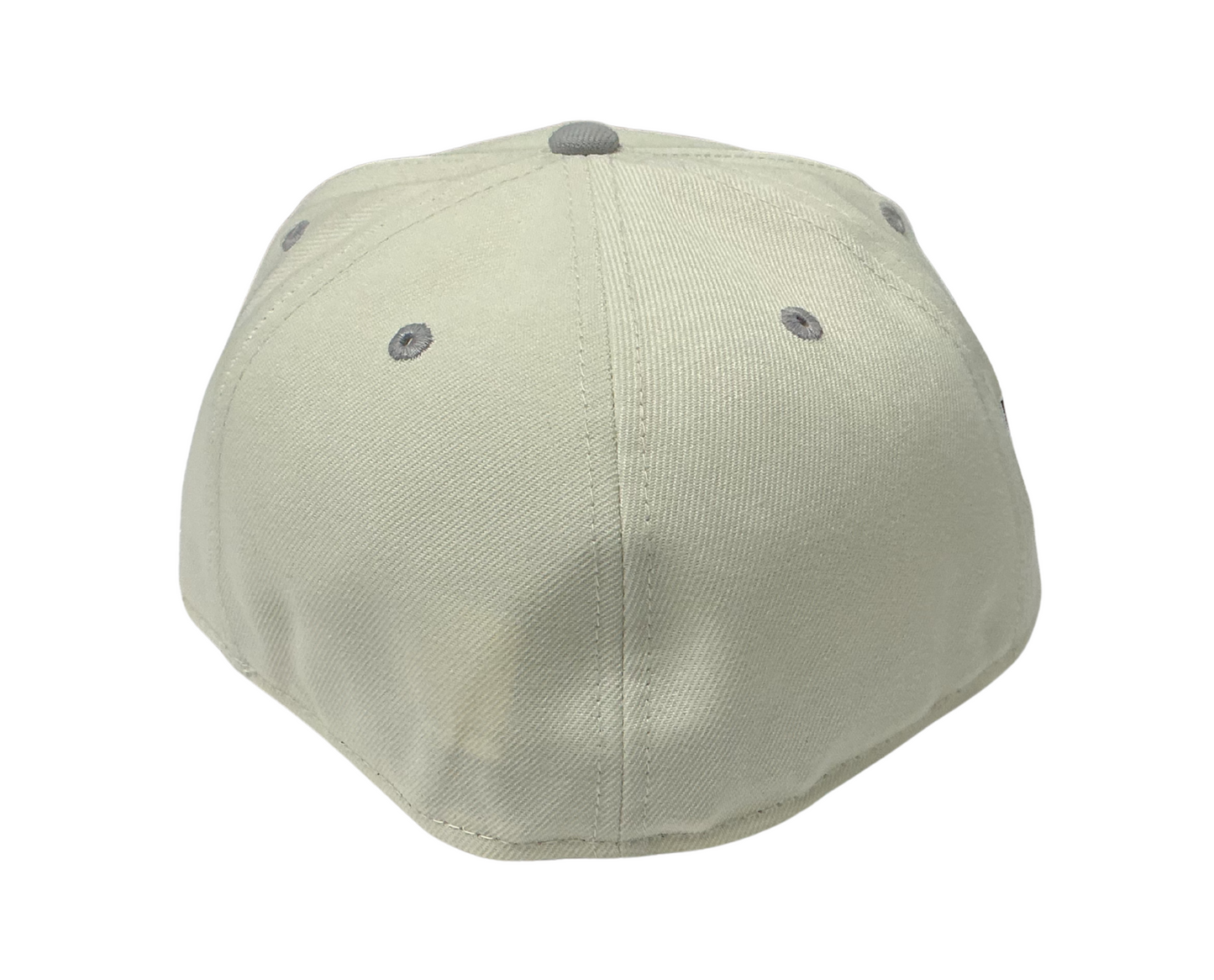 Las Vegas Raiders NFL New Era Two Tone Cream/Grey 59Fifty Fitted Hat