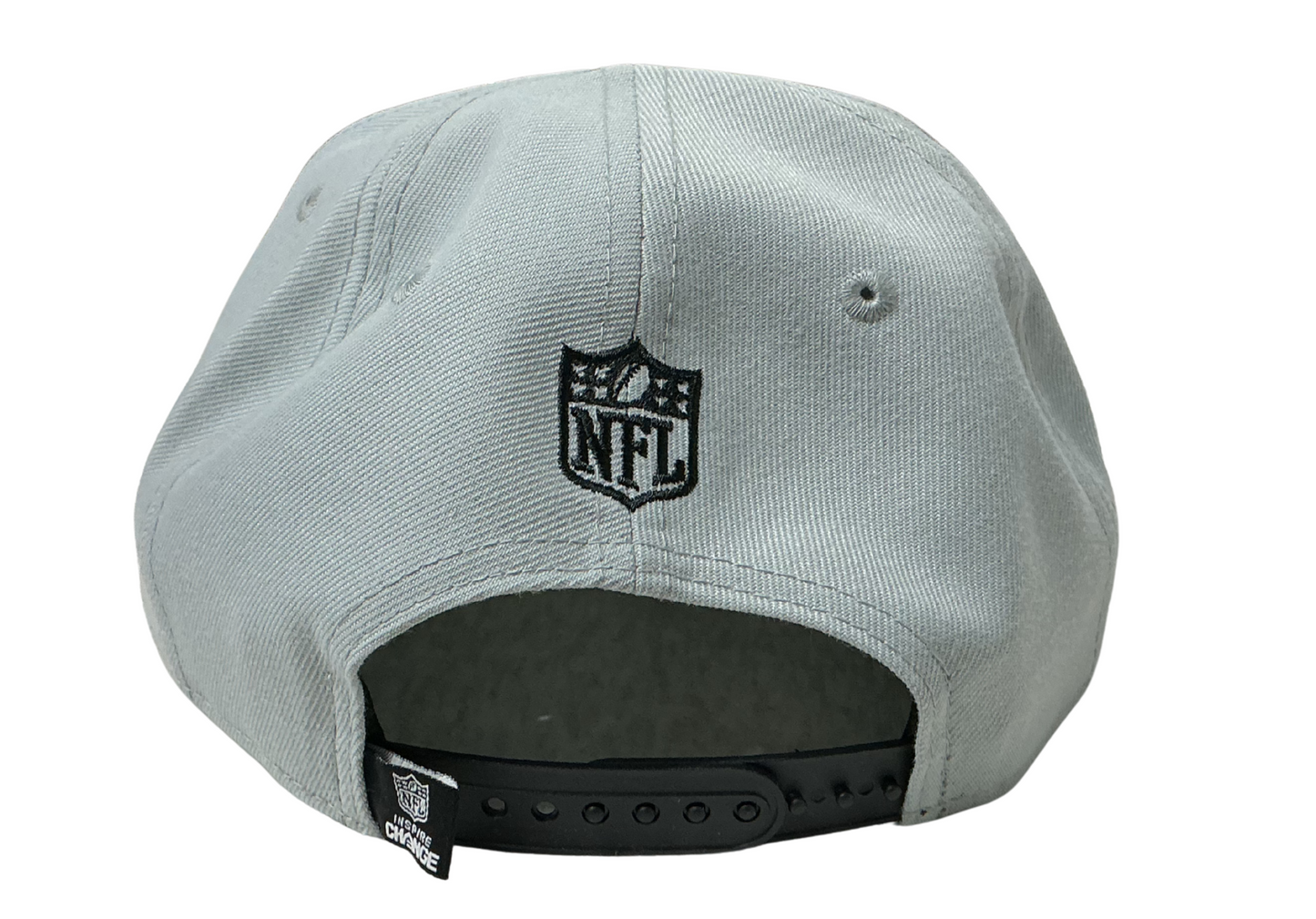 Las Vegas Raiders New Era Gray/Black Inspire Change 59FIFTY Snapback Hat