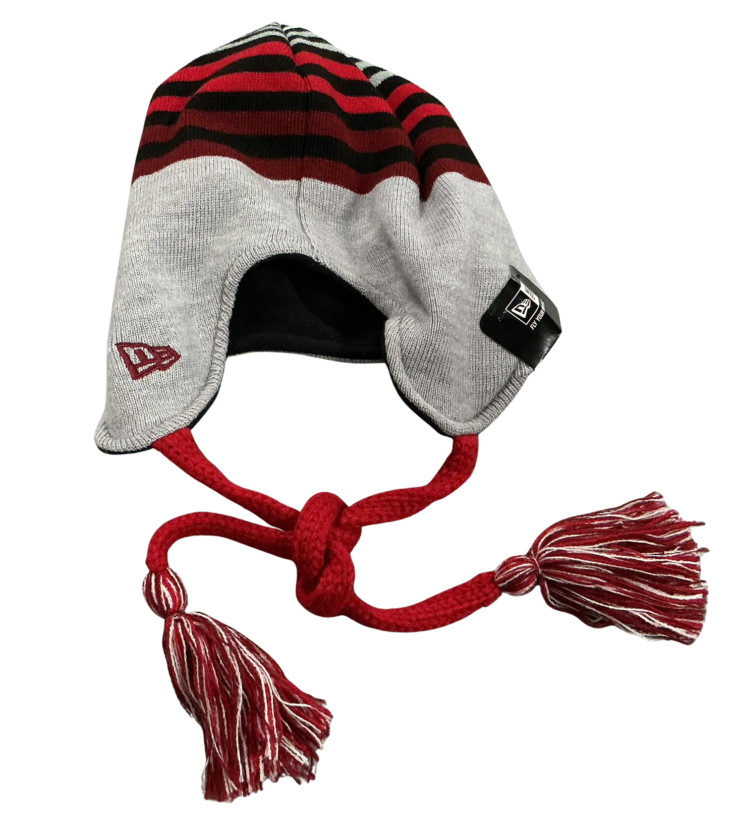 New Era NBA Chicago Bulls "Windy City" Knit Earflap Beanie
