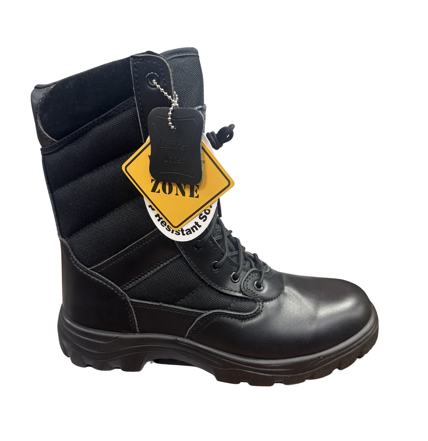 8" Black F/G Side Zipper