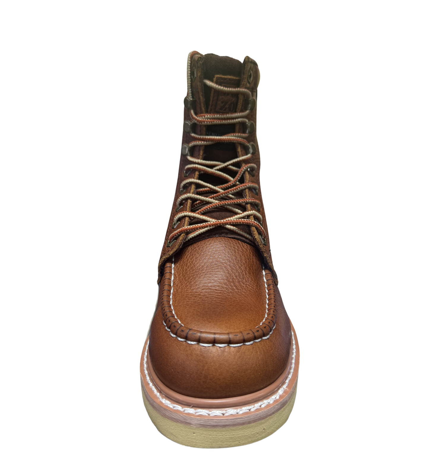 8" Brown Moc Toe Work Boot