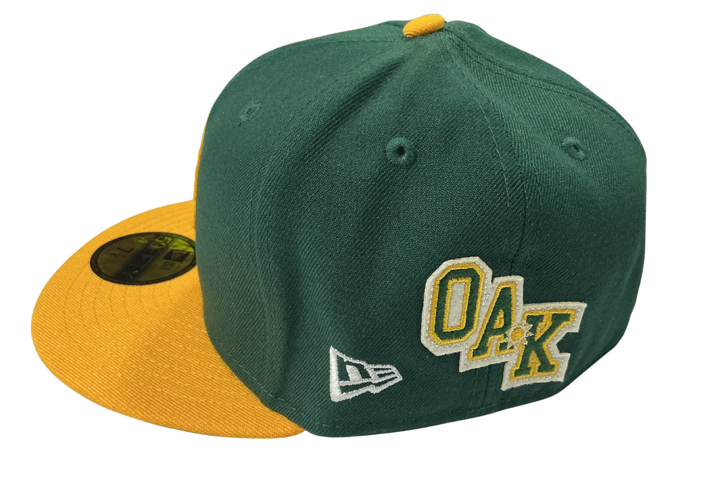 Athletic A's World Series Side Patch Two Tone New Era 59FIFTY Fitted Hat