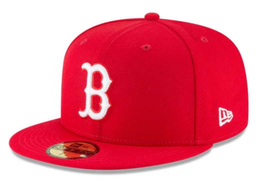 Boston Red Sox Scarlet Basic 59FIFTY Fitted Hat