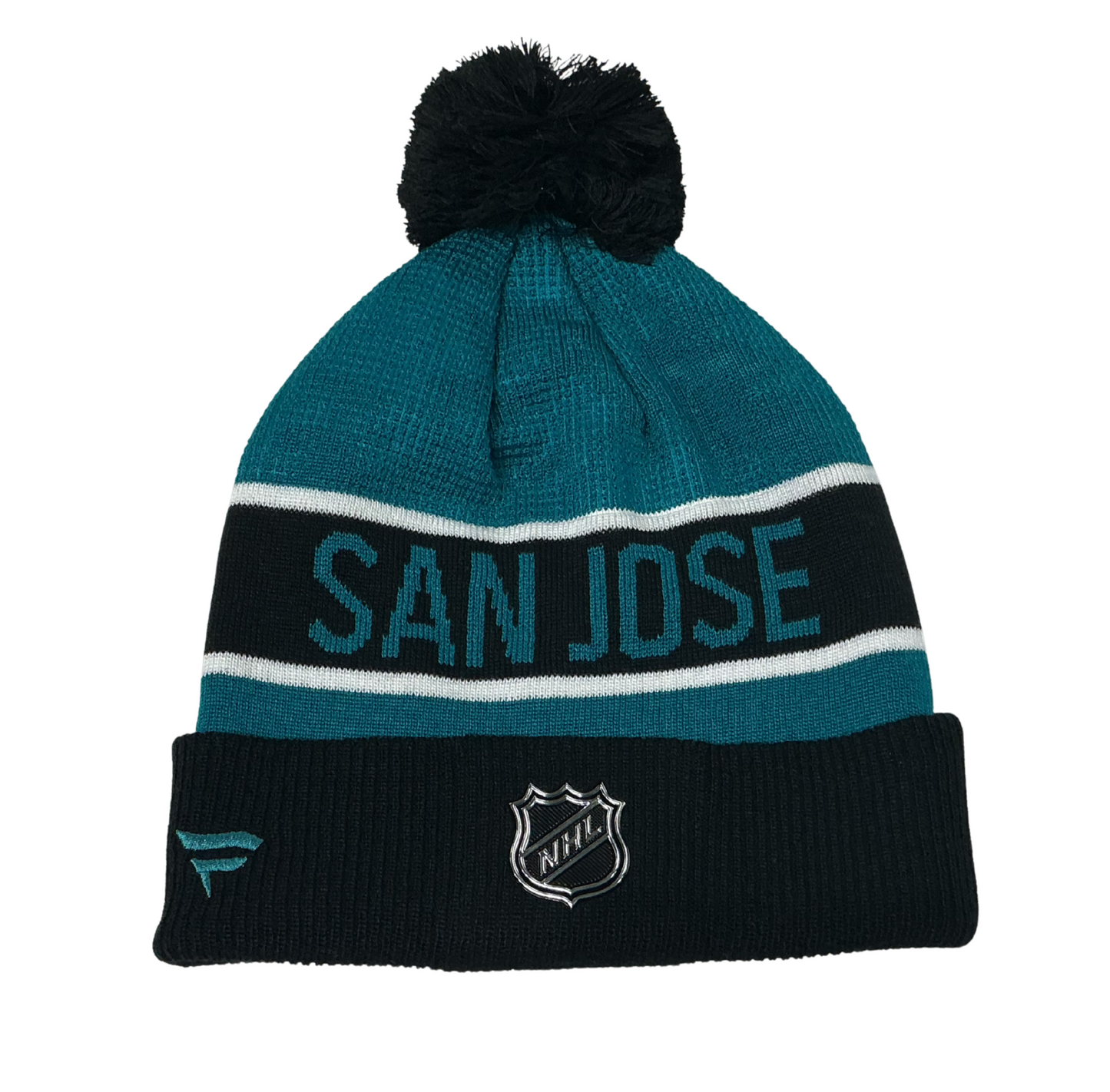 Fanatics San Jose Sharks Cuffed Knit Hat w/ Pom