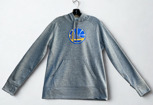 Golden State Warriors Adidas Climawarm Grey Women's Hoodie