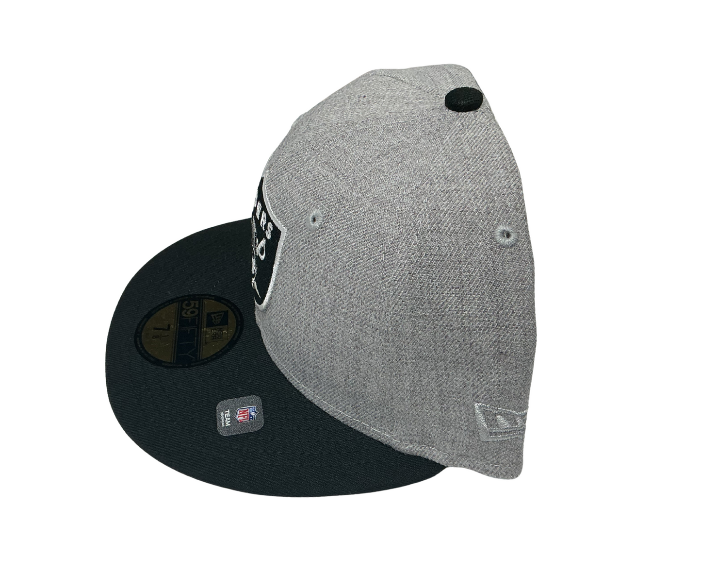 Las Vegas Raiders Fabric Two Tone New Era 59FIFTY Fitted Hat