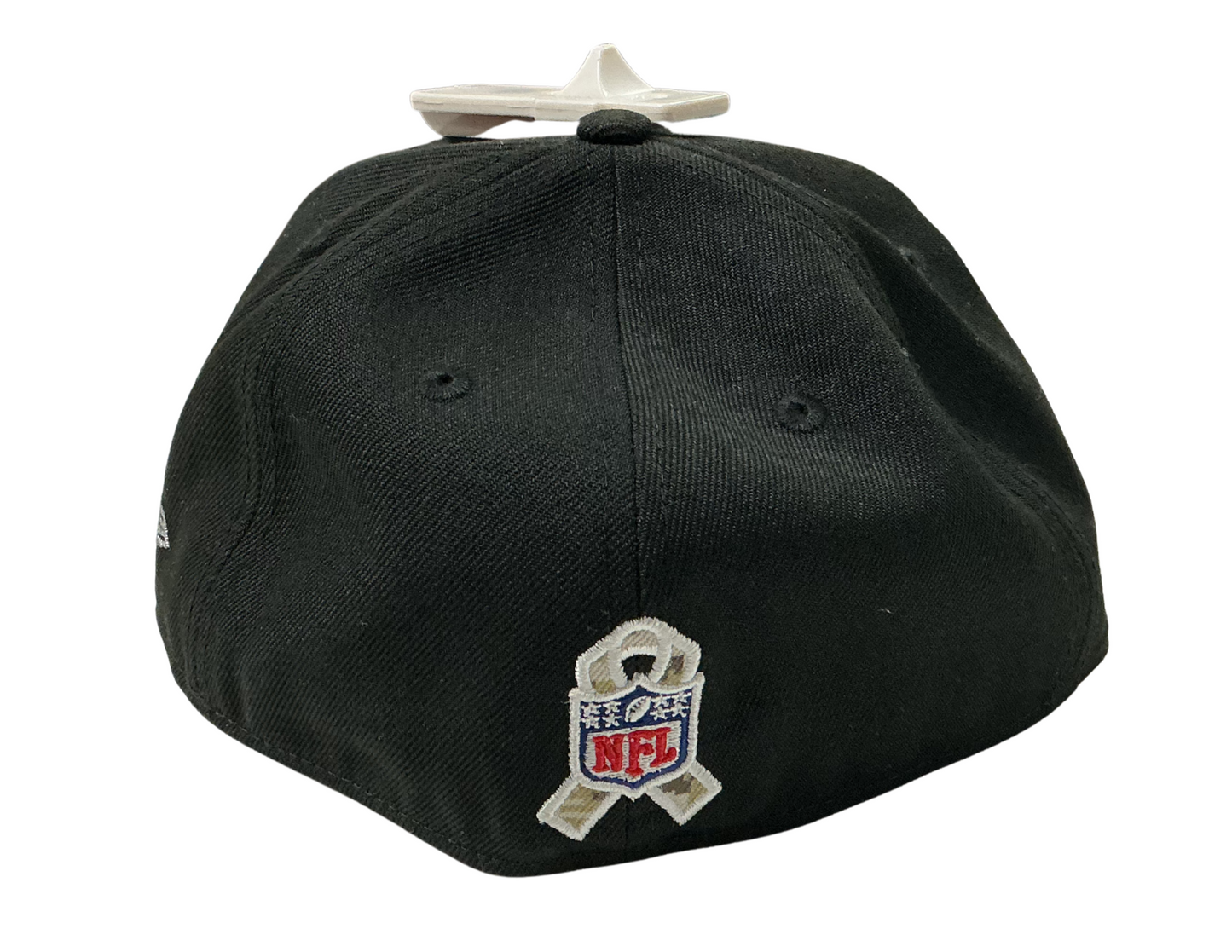 Las Vegas Raiders New Era Salute To Service Camo 59FIFTY Fitted Hat