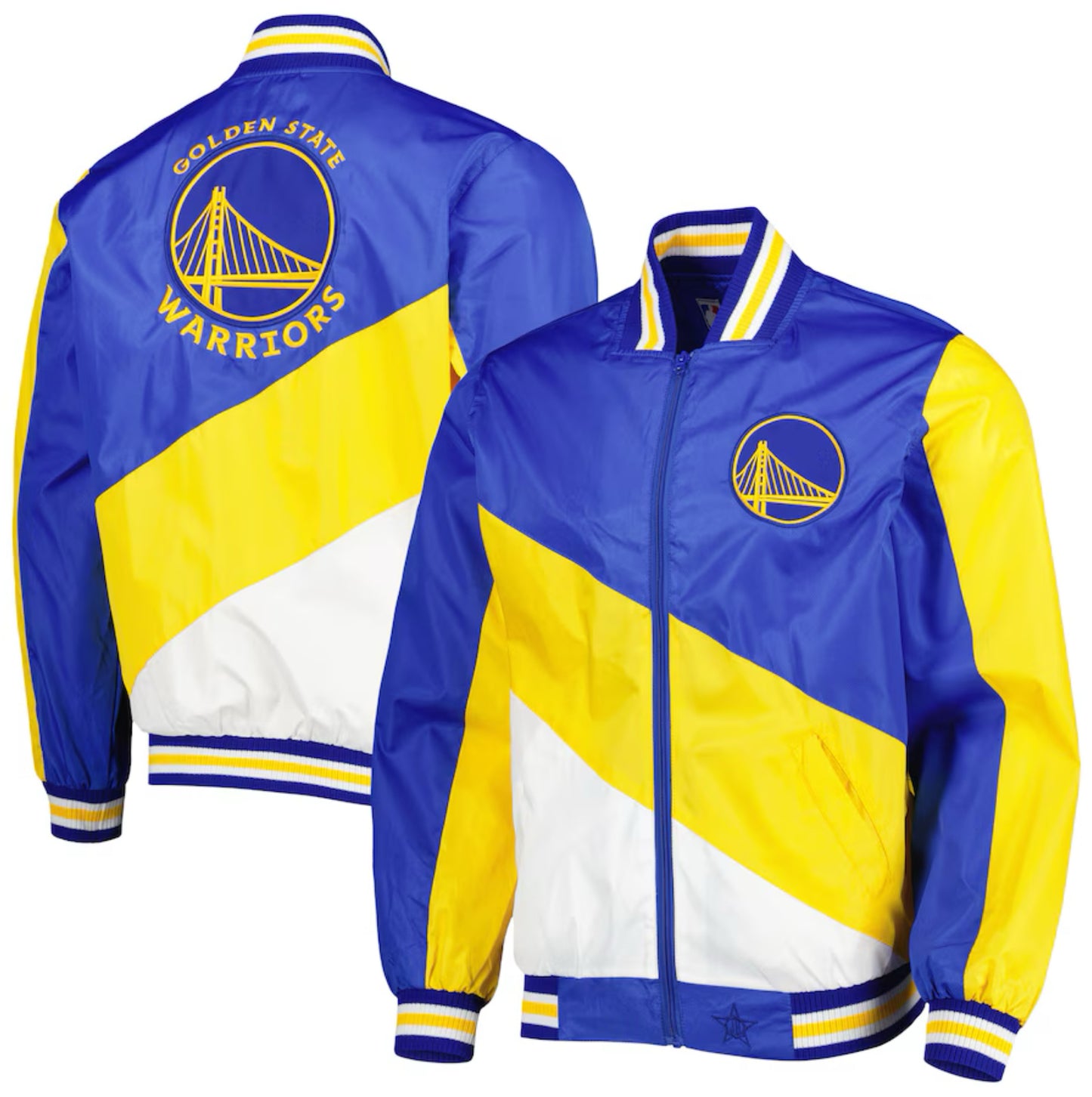 Men's JH Design Royal Golden State Warriors Full-Zip Jacket
