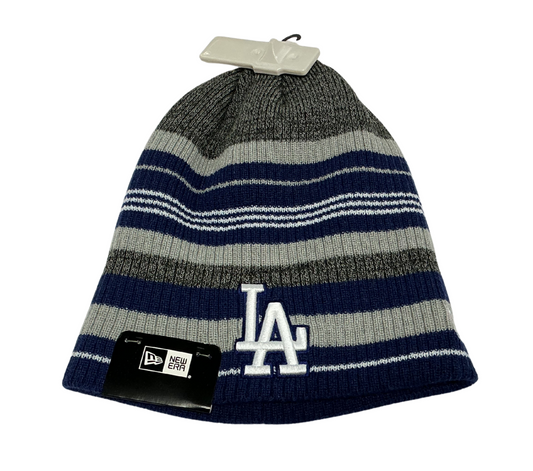 New Era Knit Striped LA Dogers Beanie