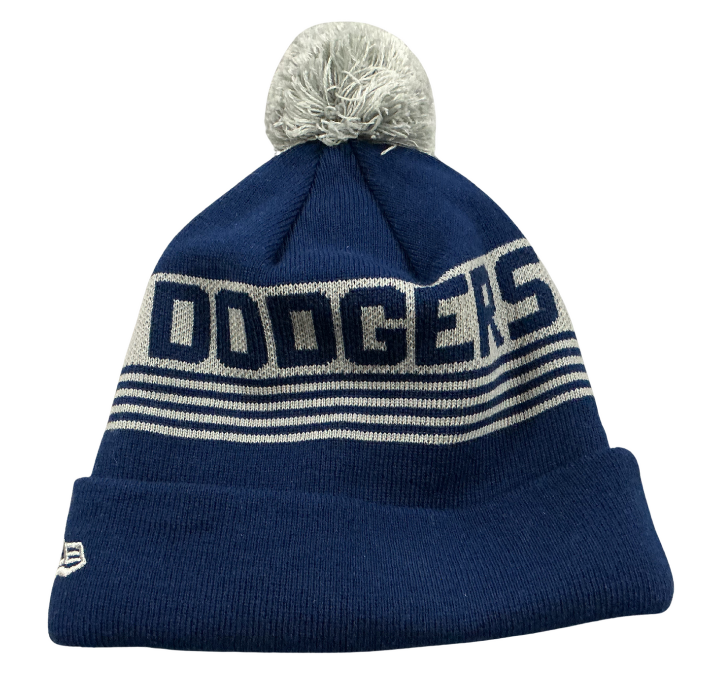 New Era LA Dodgers Knit Beanie w/ Pom