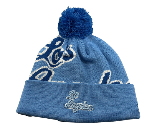 New Era Los Angeles Lakers Woven Biggie Knit Beanie