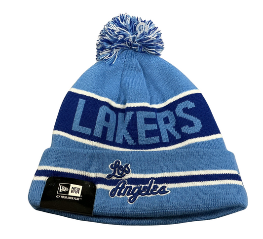 New Era Los Angeles Lakers Woven Coach Knit Beanie