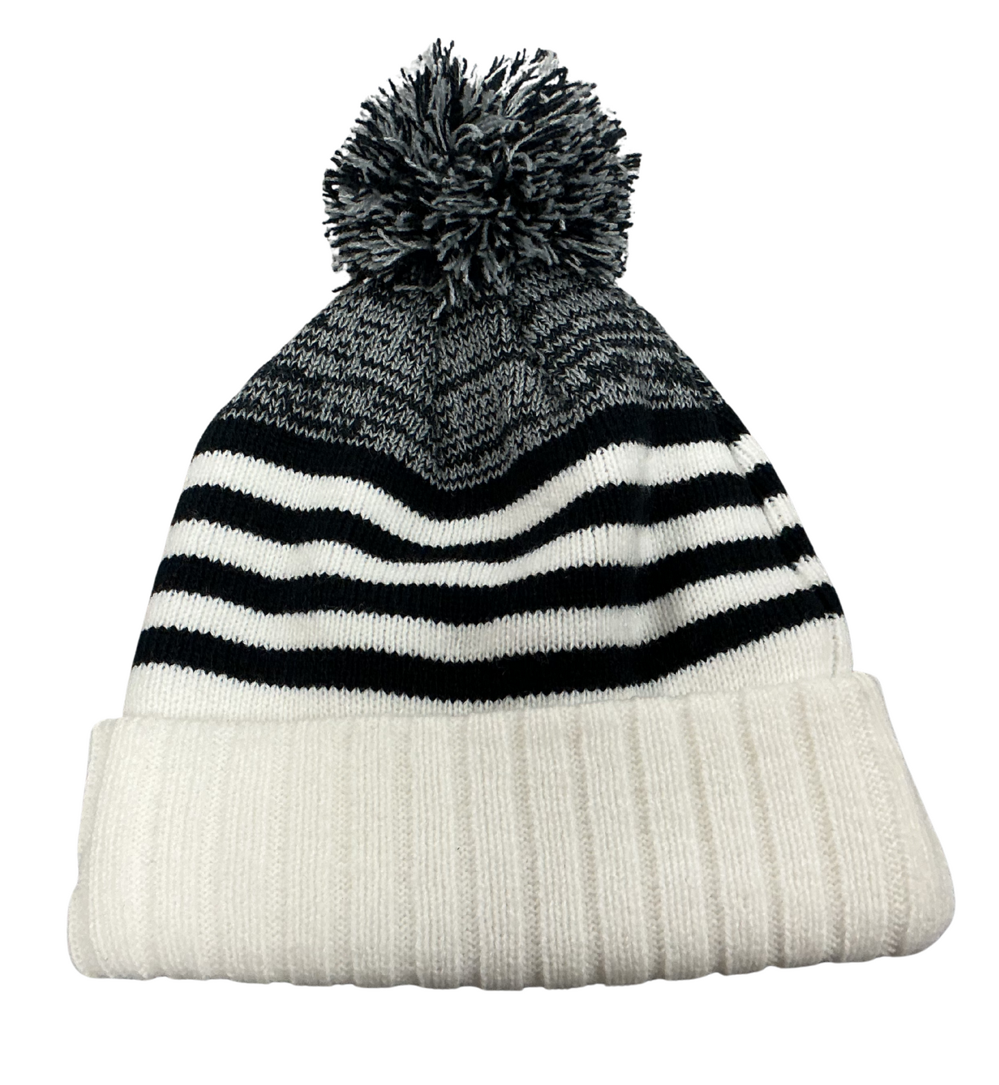 New Era MLB New York Yankees Cuffed Snowfall Striped Knit Hat