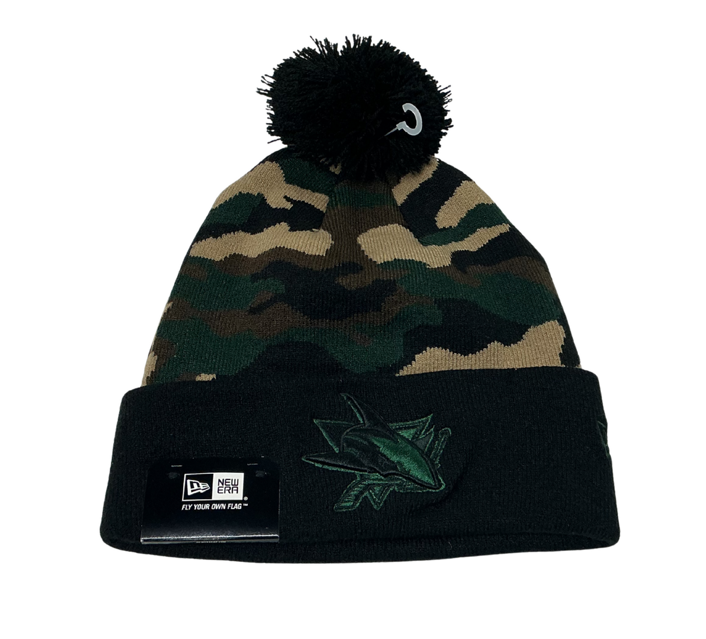 New Era San Jose Sharks Pom Knit Beanie
