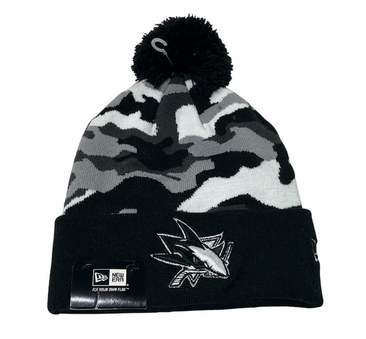 New Era San Jose Sharks Pom Knit Beanie