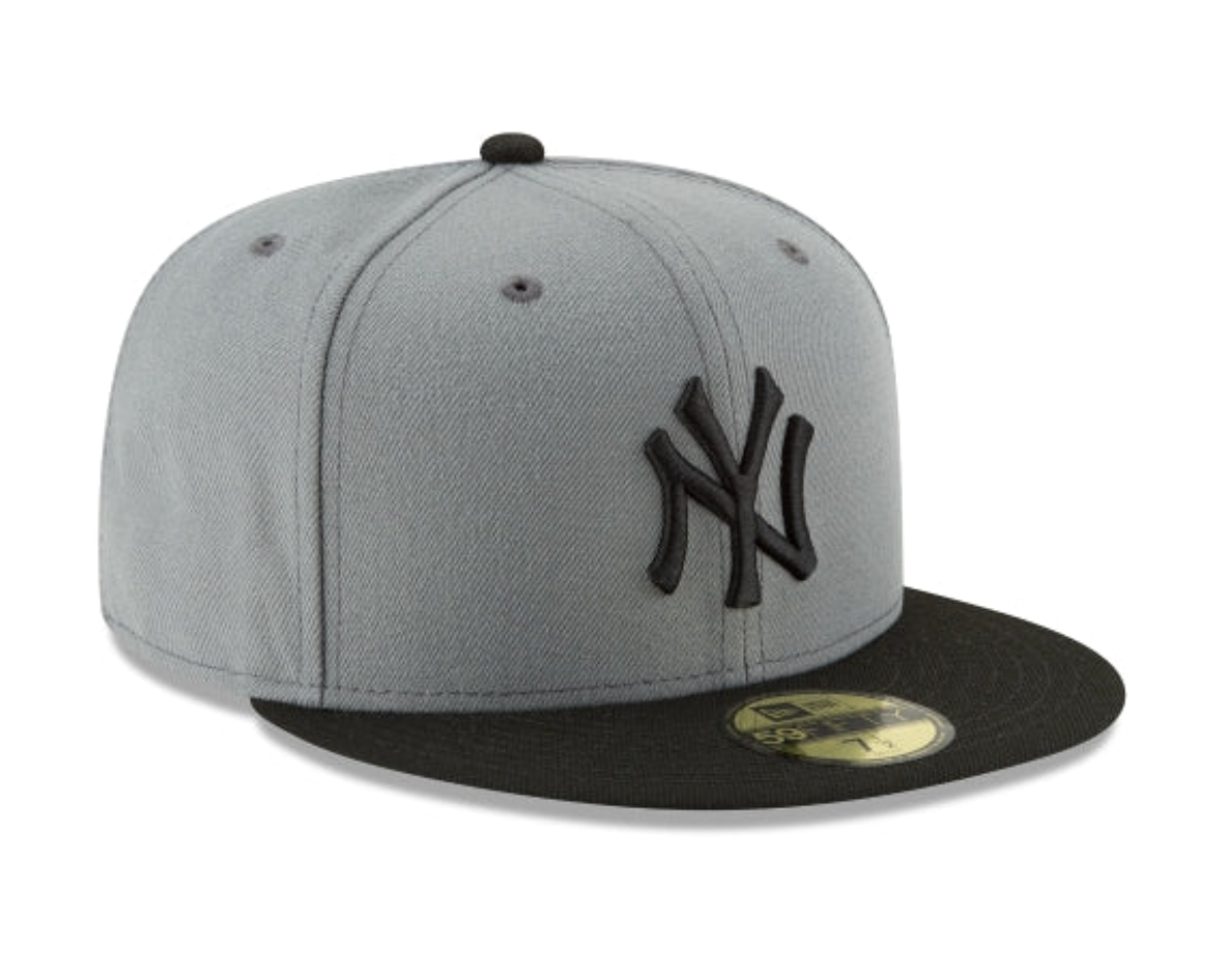 New York Yankees Storm Gray Basic 59FIFTY Fitted Hat
