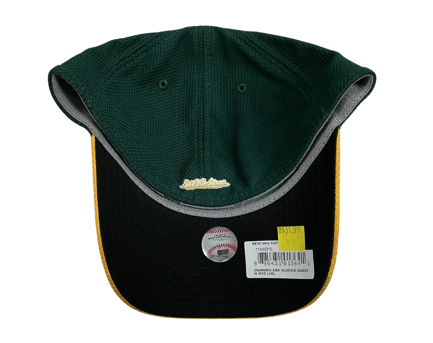 Oakland Athletics A's MLB 39THIRTY New Era Two Tone Flex Fit Hat