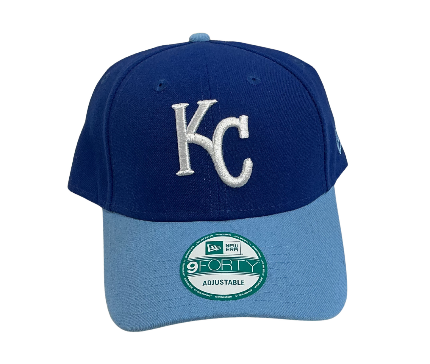 Kansas City Royals New Era Blue Two Tone The League 9Forty Adjustable Hat