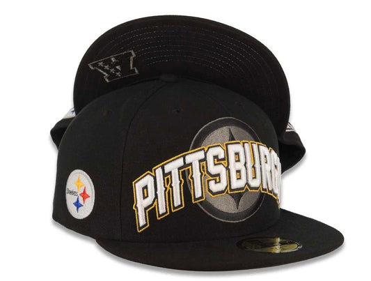 Pittsburgh Steelers New Era NFL 59FIFTY Fitted Cap Hat Black