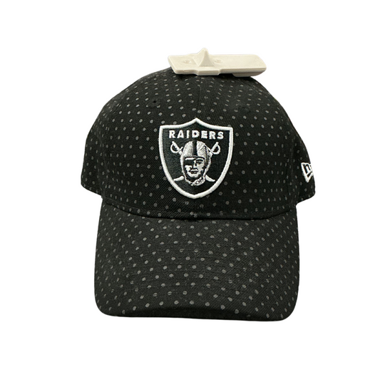 Raiders Dotted NFL New Era 9TWENTY Women's Adjustable