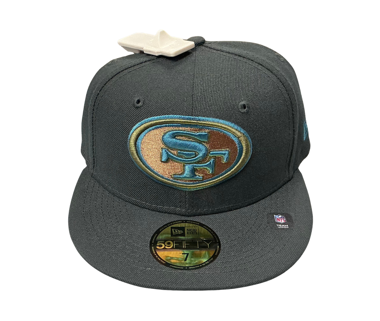 San Francisco 49ers New Era NFL Grey Multi-Color 59FIFTY Fitted Hat