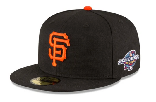San Francisco Giants 2002 World Series Participation Wool 59FIFTY Fitted Hat