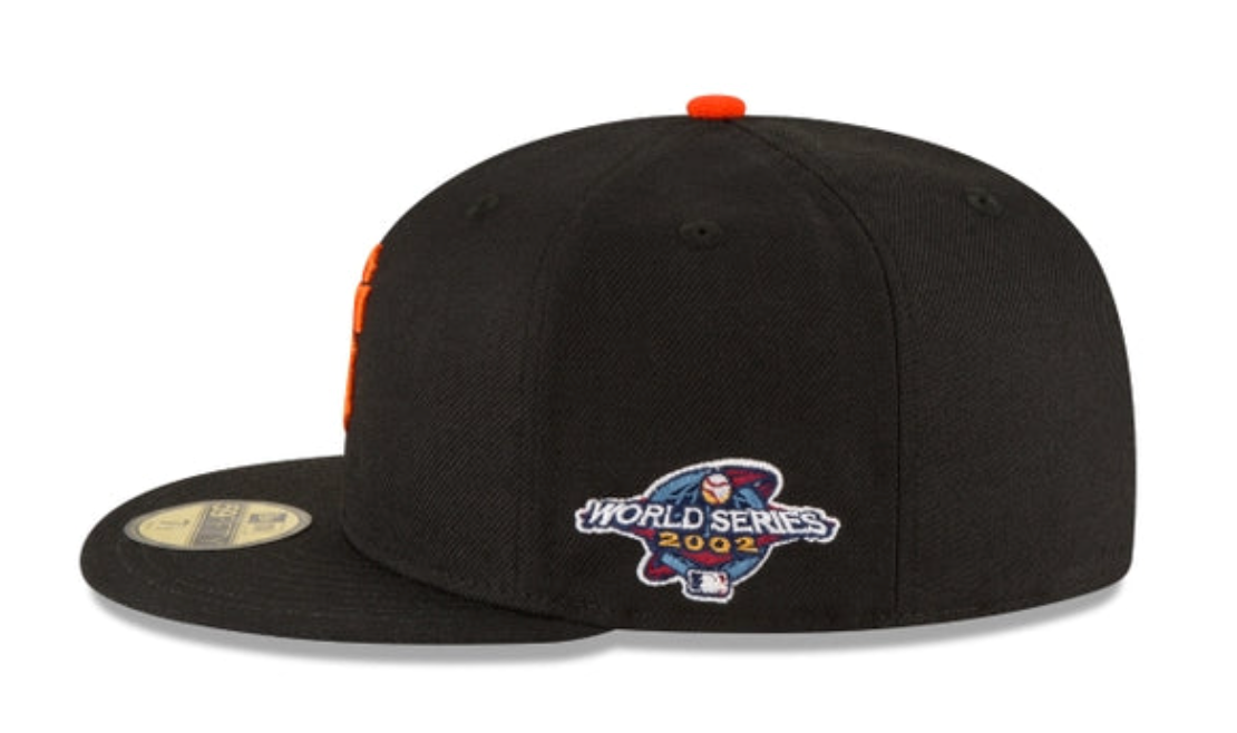 San Francisco Giants 2002 World Series Participation Wool 59FIFTY Fitted Hat