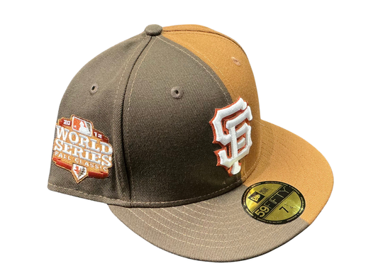 San Francisco Giants 2012 World Series Walnut Peanut Split New Era 59Fifty Fitted Hat