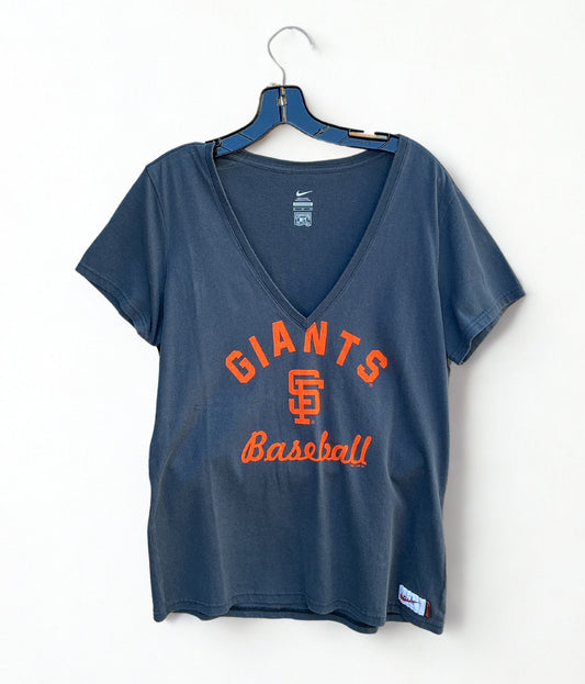 San Francisco Giants Baseball V-Neck Women's Nike T-Shirt