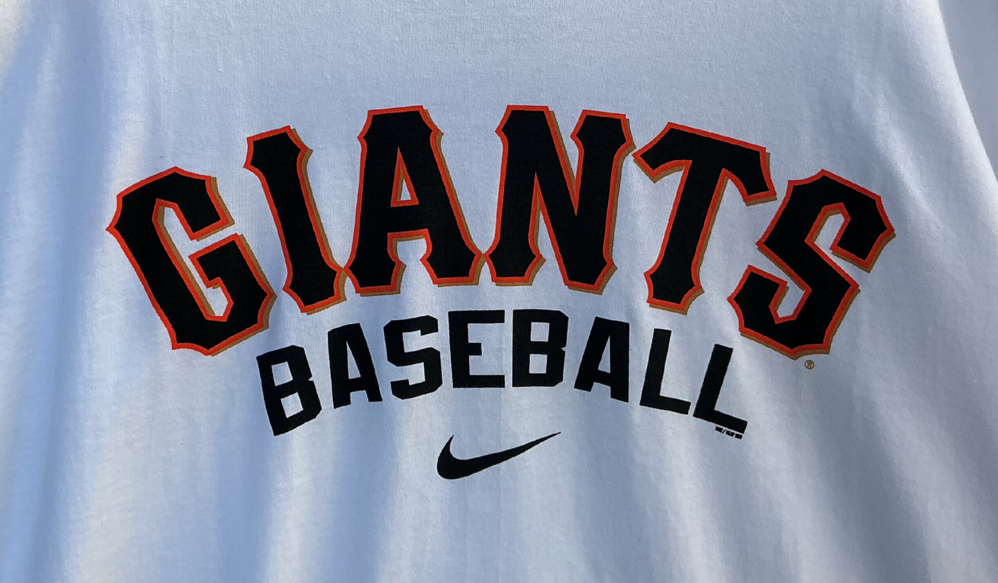 San Francisco Giants Baseball White Regular Fit Nike T-Shirt