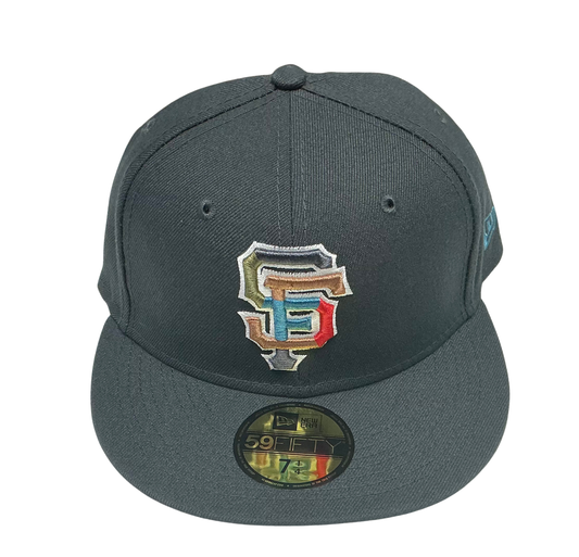 San Francisco Giants Grey Multi Color New Era 59Fifty Fitted Hat