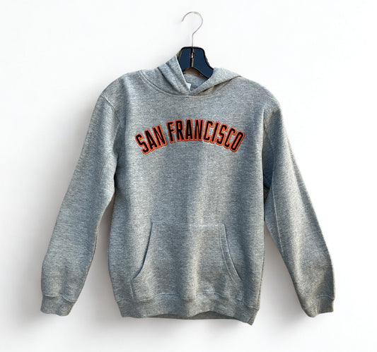 San Francisco Giants Majestic Grey Youth Hoodie