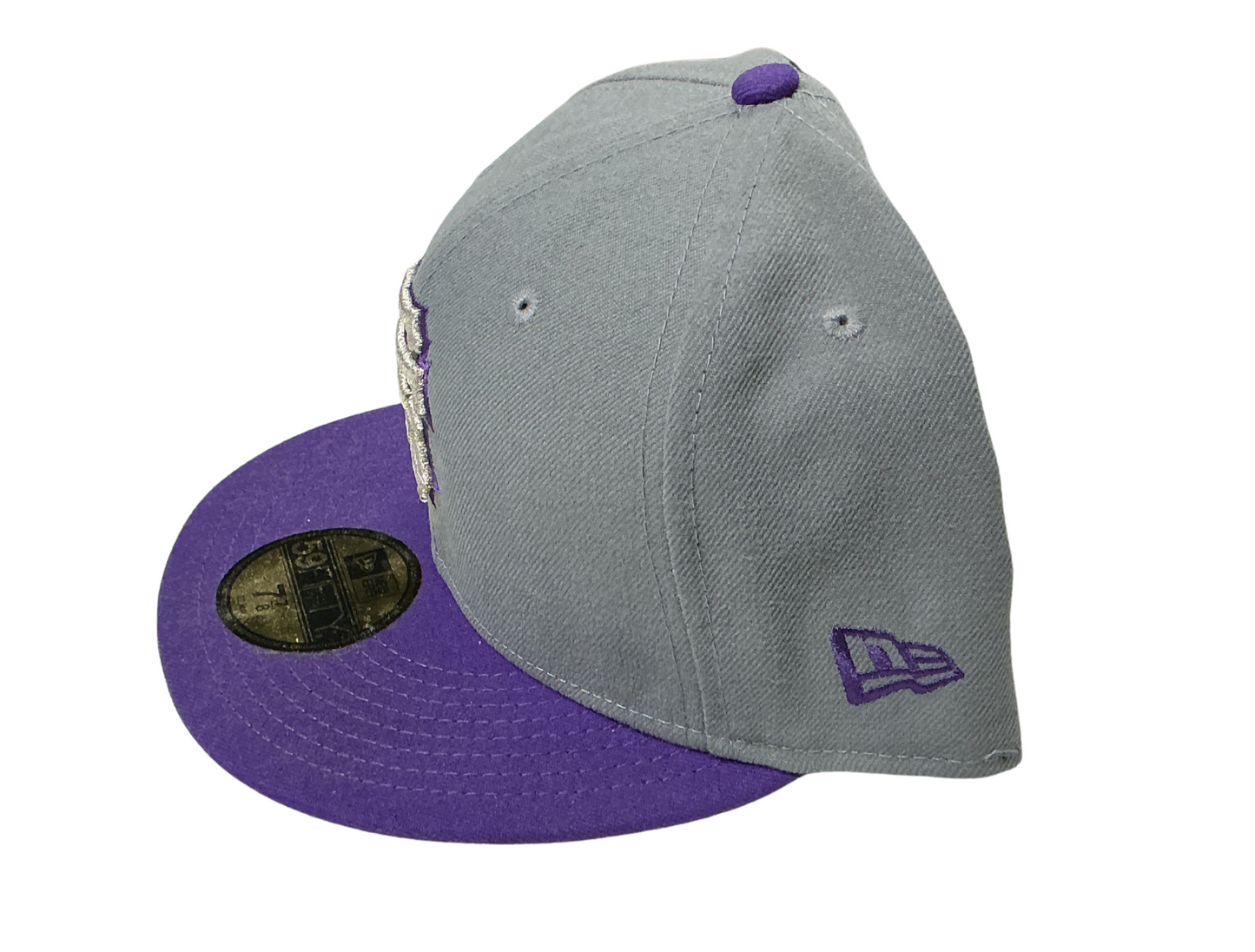 San Francisco Giants Two Tone Grey/Purple Metallic New Era 59Fifty Fitted Hat