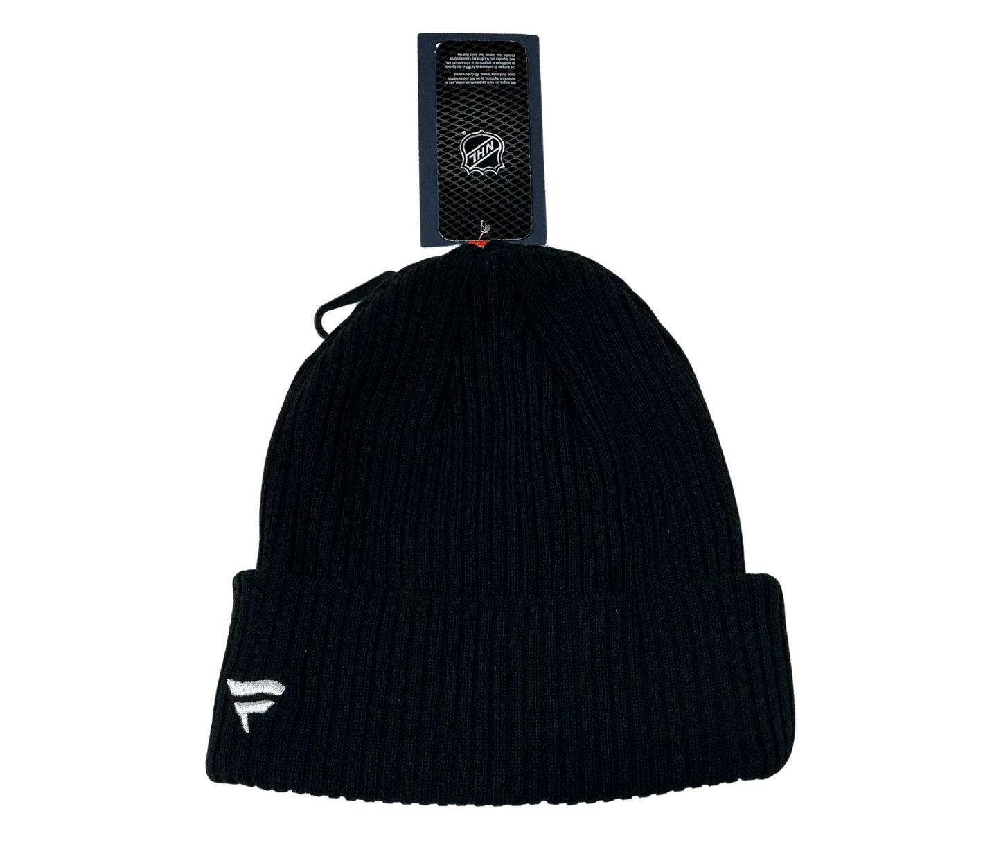 San Jose Sharks Fanatics Logo Cuffed Knit Hat