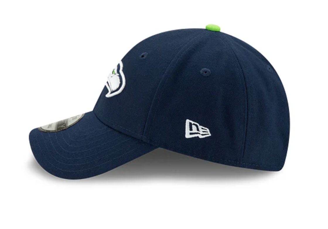 Seattle Seahawks New Era Navy 9FORTY Adjustable Hat
