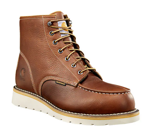 Waterproof 6" Moc Toe Wedge Boot
